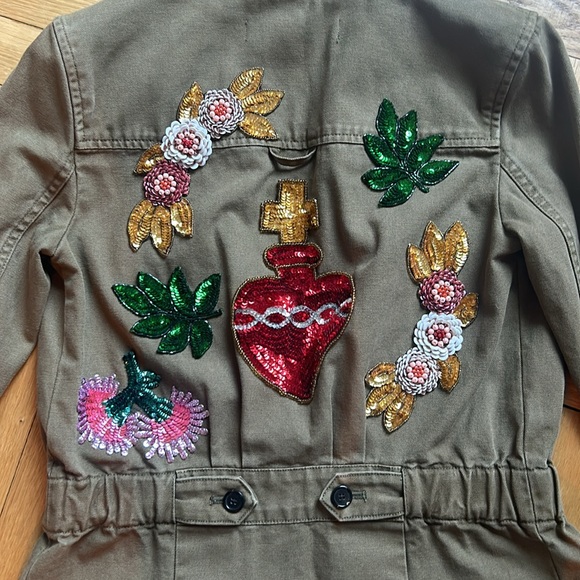 Vanessa Beard Holden Sequin Jacket Sz XS - Picture 10 of 10